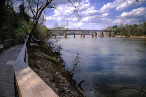 Along the Riverwalk